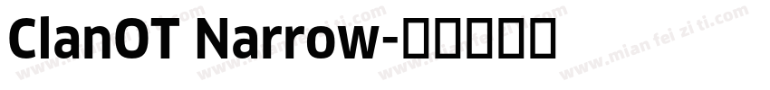 ClanOT Narrow字体转换